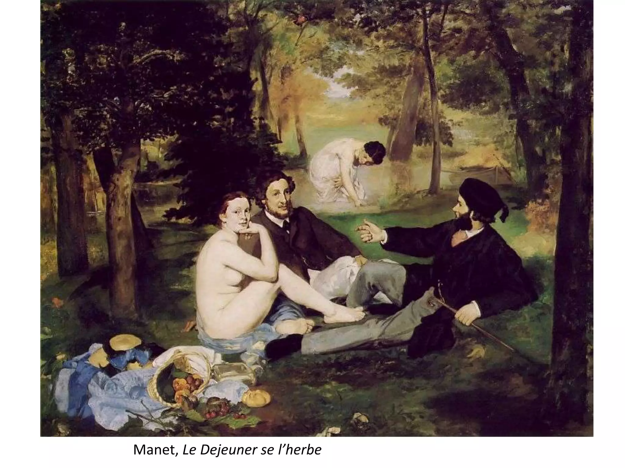 Manet, Le Dejeuner se l’herbe