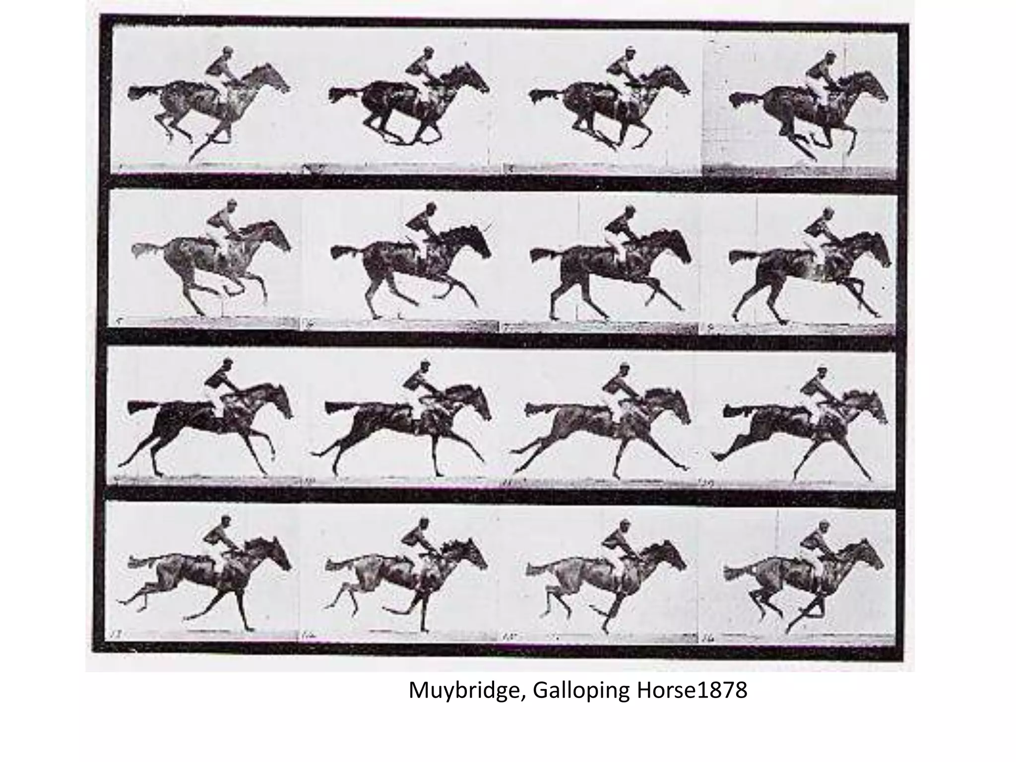 Muybridge, Galloping Horse1878