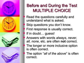 Test taking skills | PPT