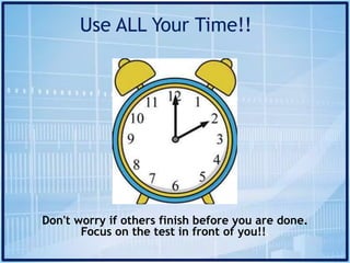 Test taking strategies ERB standardized test | PPT