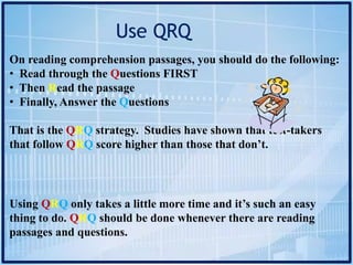 Test taking strategies ERB standardized test | PPT