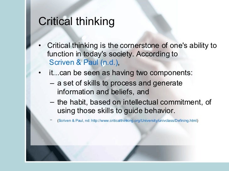 Critical thinking exercises for nursing students