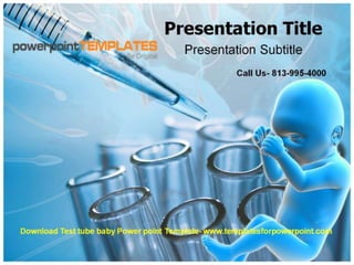 Test tube baby Powerpoint Template