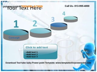 Test tube baby Powerpoint Template