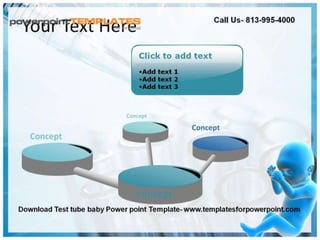 Test tube baby Powerpoint Template