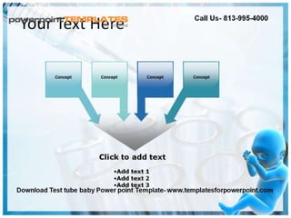 Test tube baby Powerpoint Template