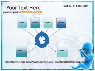 Test tube baby Powerpoint Template