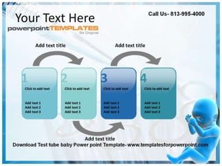 Test tube baby Powerpoint Template