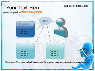 Test tube baby Powerpoint Template