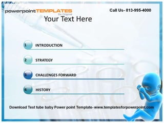 Test tube baby Powerpoint Template