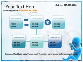 Test tube baby Powerpoint Template