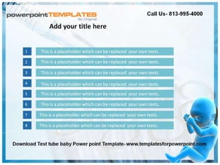 Test tube baby Powerpoint Template