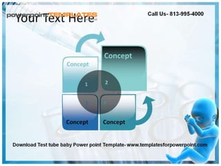 Test tube baby Powerpoint Template