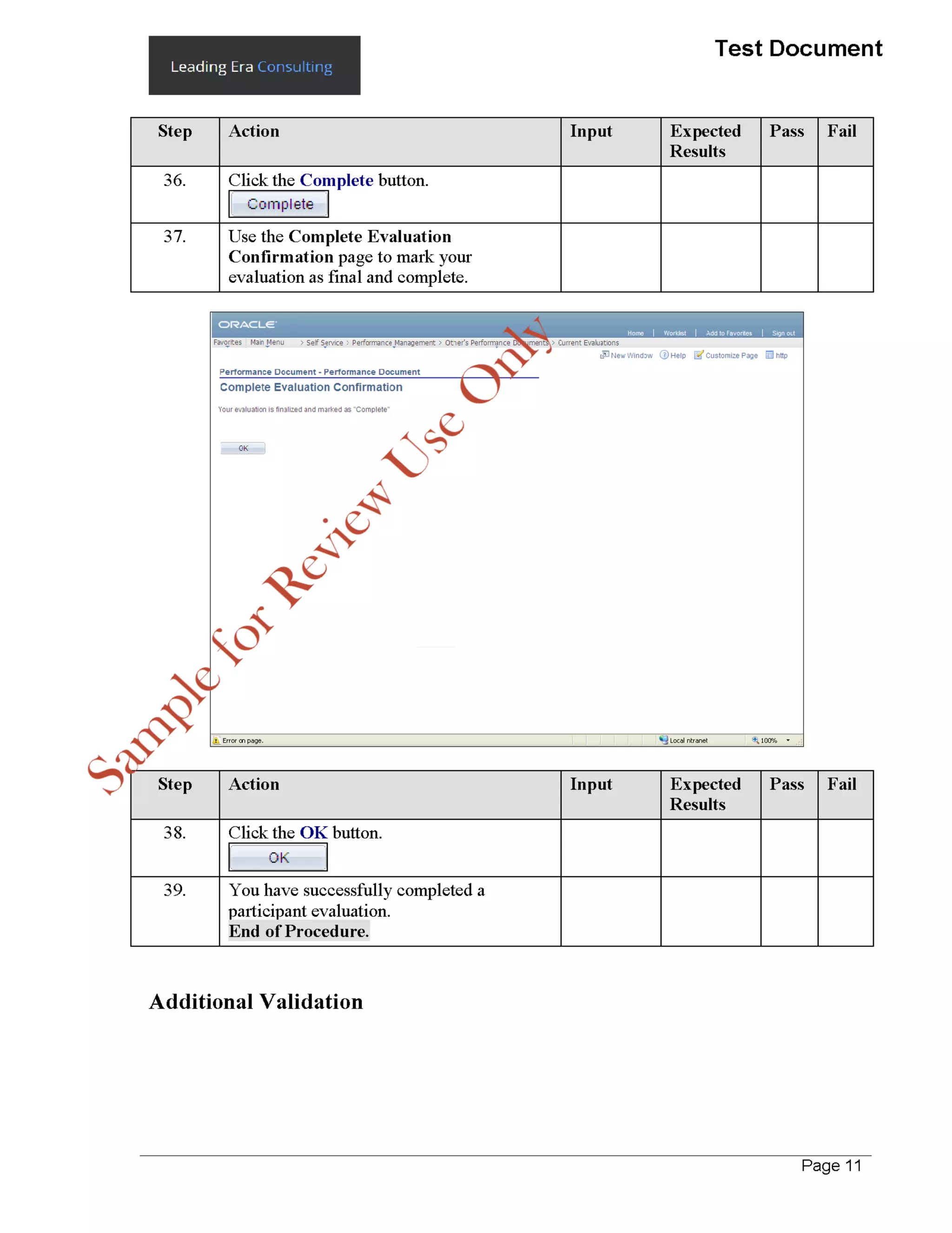 Test Script User Acceptance Sample HRF 91