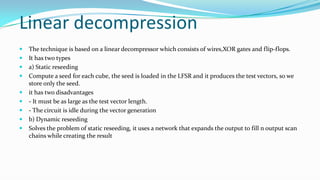 Test vector compression in Digital Testing | PPTX