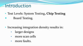 Test vector compression in Digital Testing | PPTX