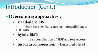 Test vector compression in Digital Testing | PPTX