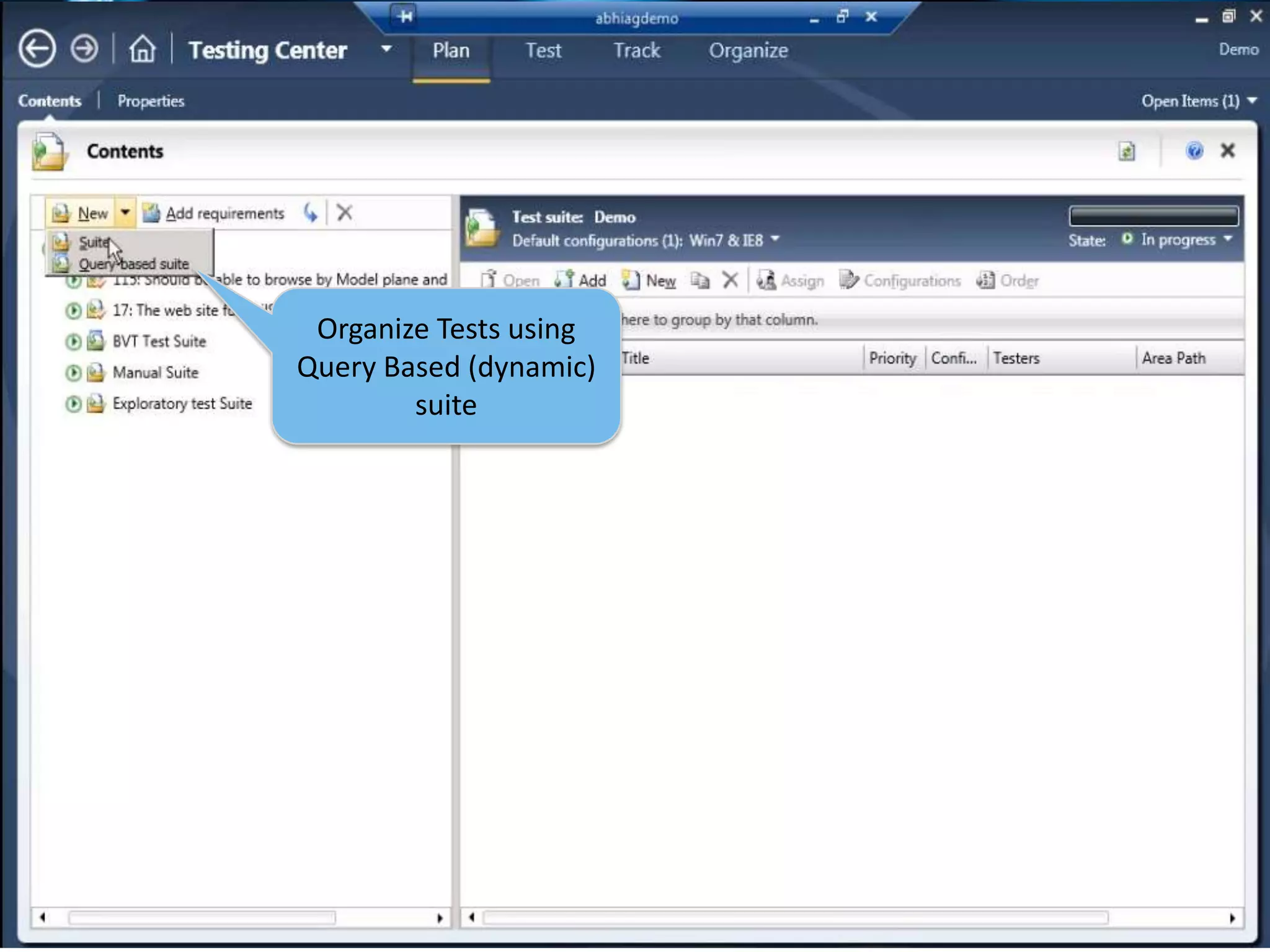 Automated user interface testingTesting ToolsTest Planning