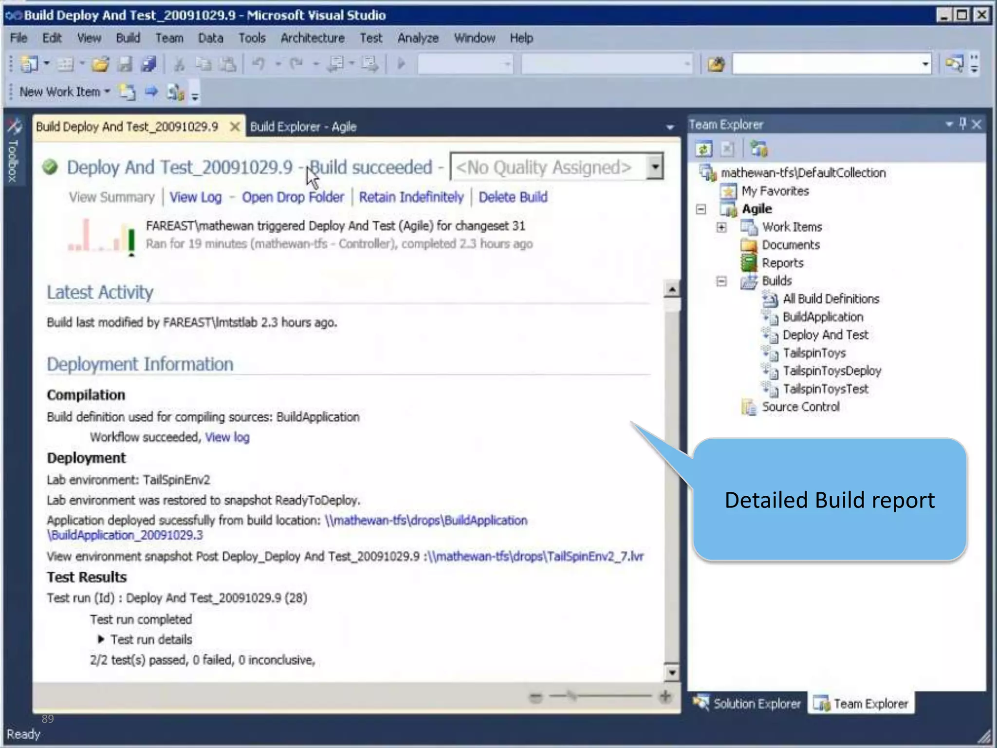 57Properties of selected control and its UIMap is shown