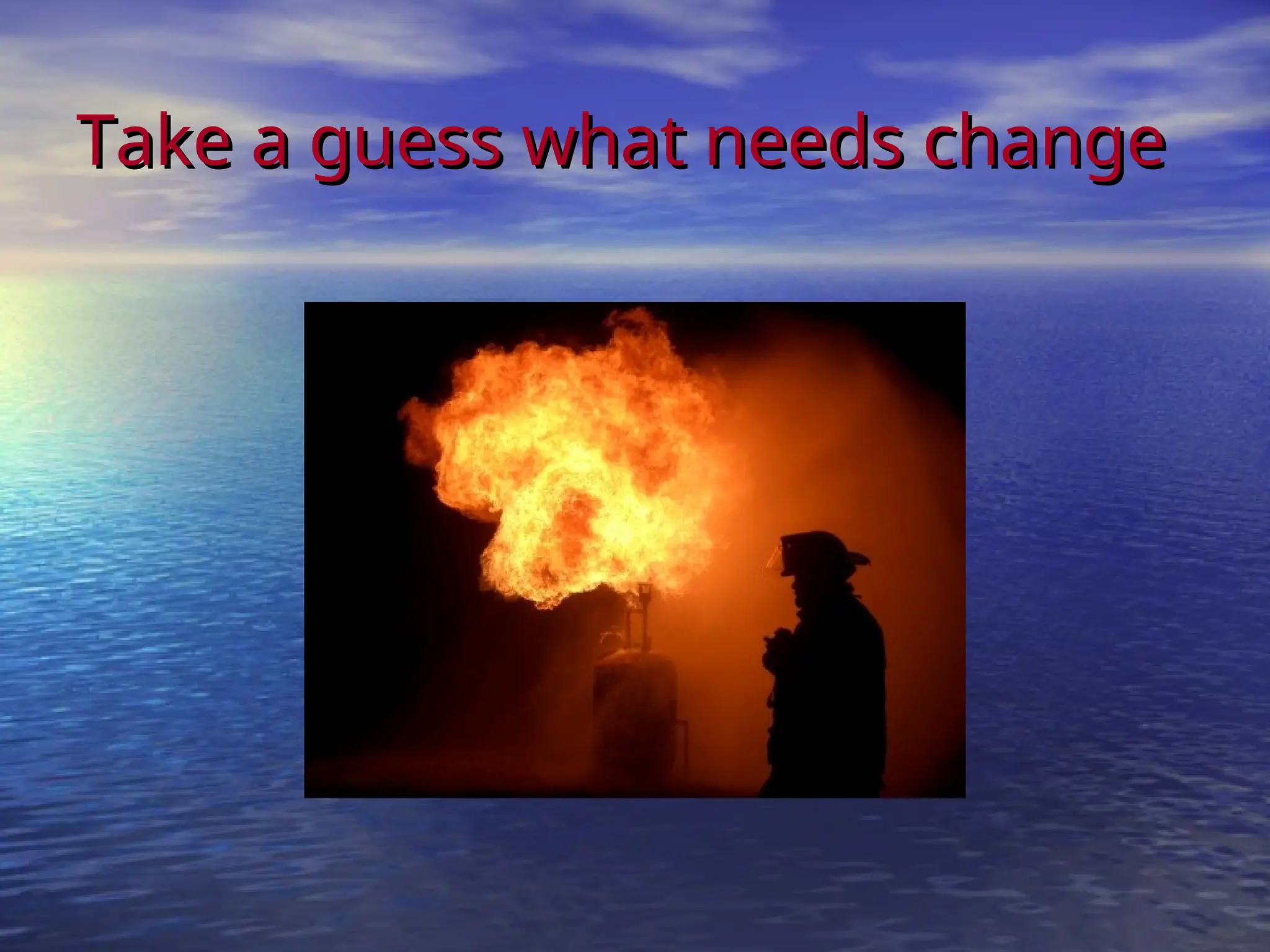 Take a guess what needs change
Take a guess what needs change
 