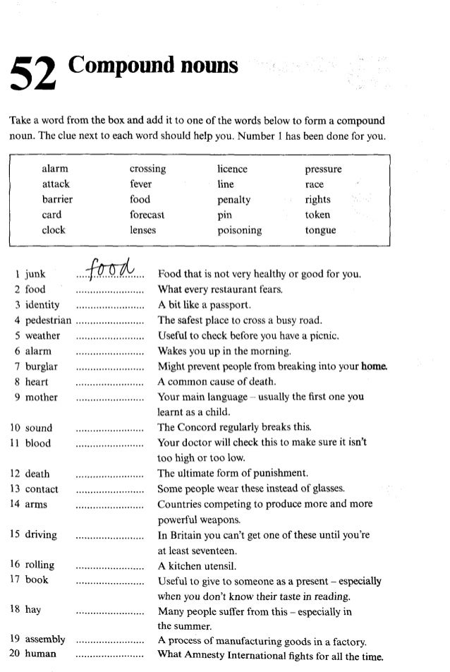 compound test donor nouns pressure English) Vocabulary 1 Your Test (Penguin