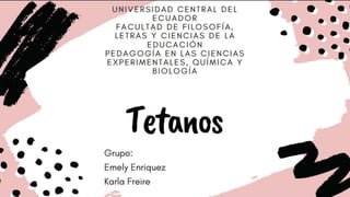 Tétanos Emely Enriquez 2B Univercidad Central del Ecuador