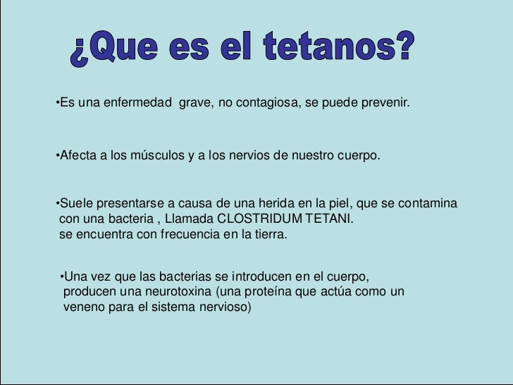 Tetanos belen Tetanos belen