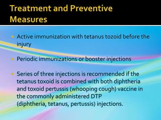 Dtp Injections Tetanus | PPTX