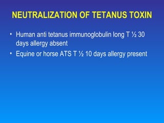 Tetanus Seizing Tetanus | PPT