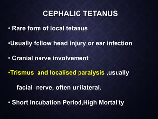 Tetanus | PPTX