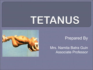 Prepared By
Mrs. Namita Batra Guin
Associate Professor
 