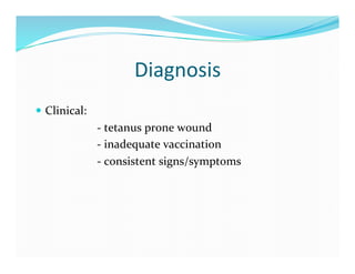Diagnosis	
  
  Clinical:	
  
	
  	
  	
  	
  	
  	
  	
  	
  	
  	
  	
  	
  	
  	
  	
  	
  	
  	
  	
  	
  	
  -­‐	
  ...