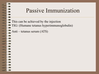 Tetanus (lock jaw) | PPT