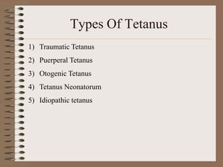Tetanus (lock jaw) | PPT