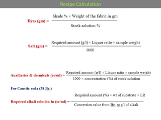 Textile Calculations and Equations | PPTX