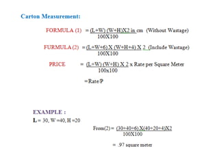Textile Calculations and Equations | PPTX
