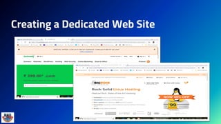 Creating a Dedicated Web Site
131
 