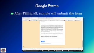 ▰ After Filling all, sample will submit the form
 