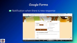 ▰ Notification when there is new response
 