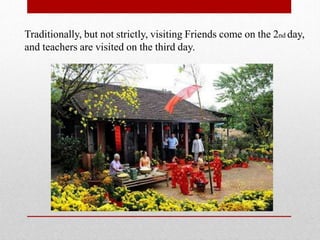 Traditionally, but not strictly, visiting Friends come on the 2nd day,
and teachers are visited on the third day.
 