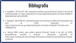 Tetraciclinas, Trimetoprim y Linezolid en pediatría | PDF