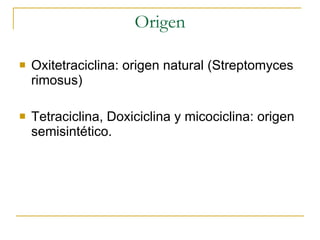 Tetraciclinas Y Cloranfenicol | PPT