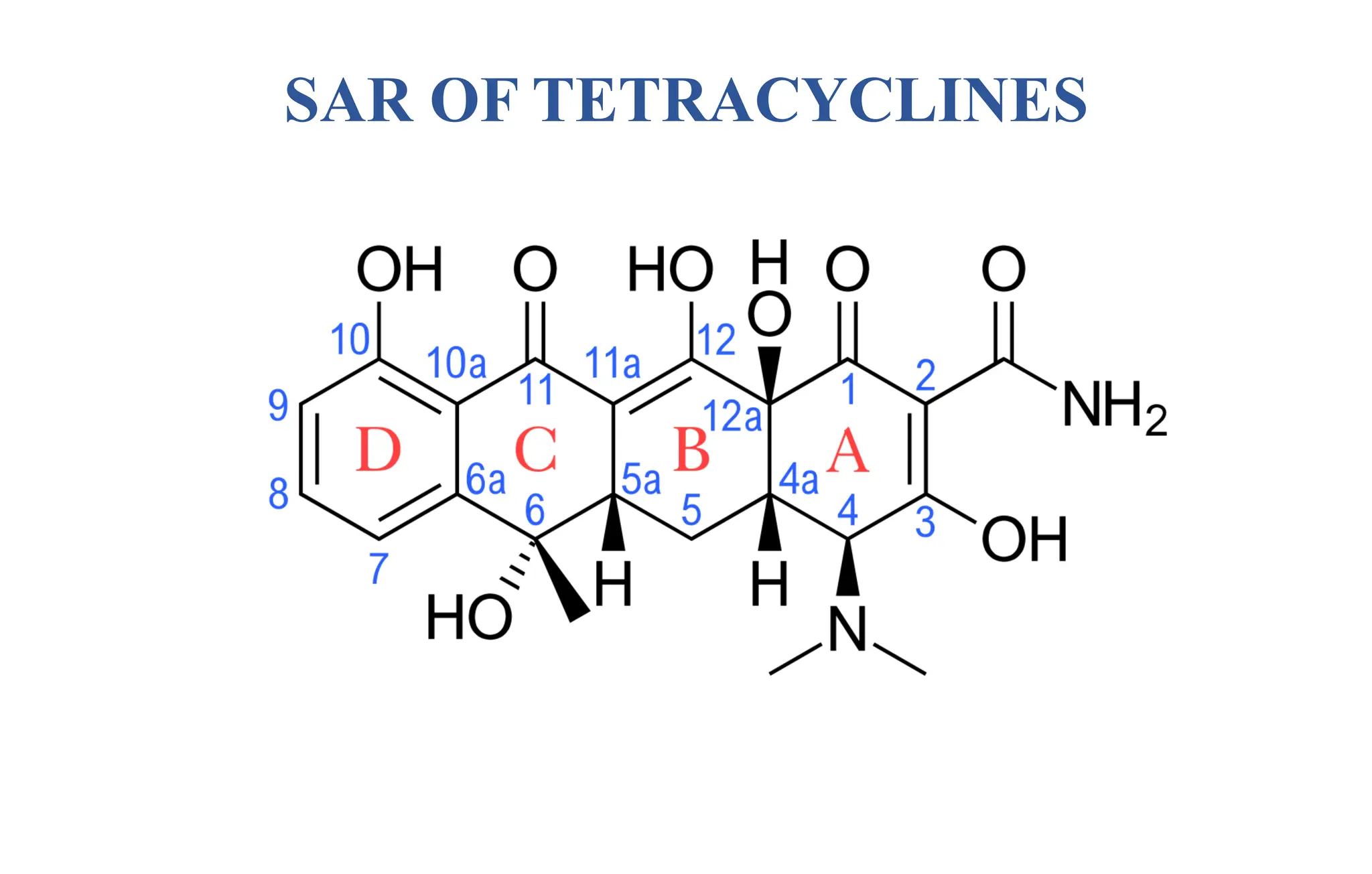 SAR OF TETRACYCLINES
 