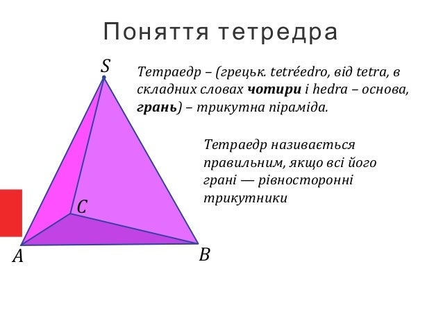 Тетраедр