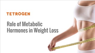 Role of Metabolic
Hormones in Weight Loss
 