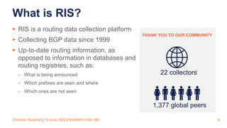 RIPEstat, RIPE Atlas and RIS | PDF