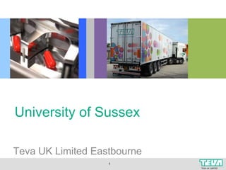 University of Sussex Teva UK Limited Eastbourne 