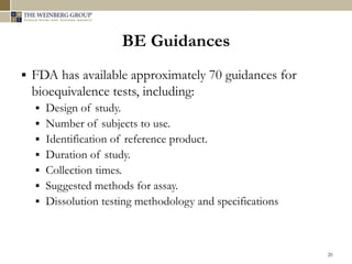 Bioequivalence & Bioavailability | PDF