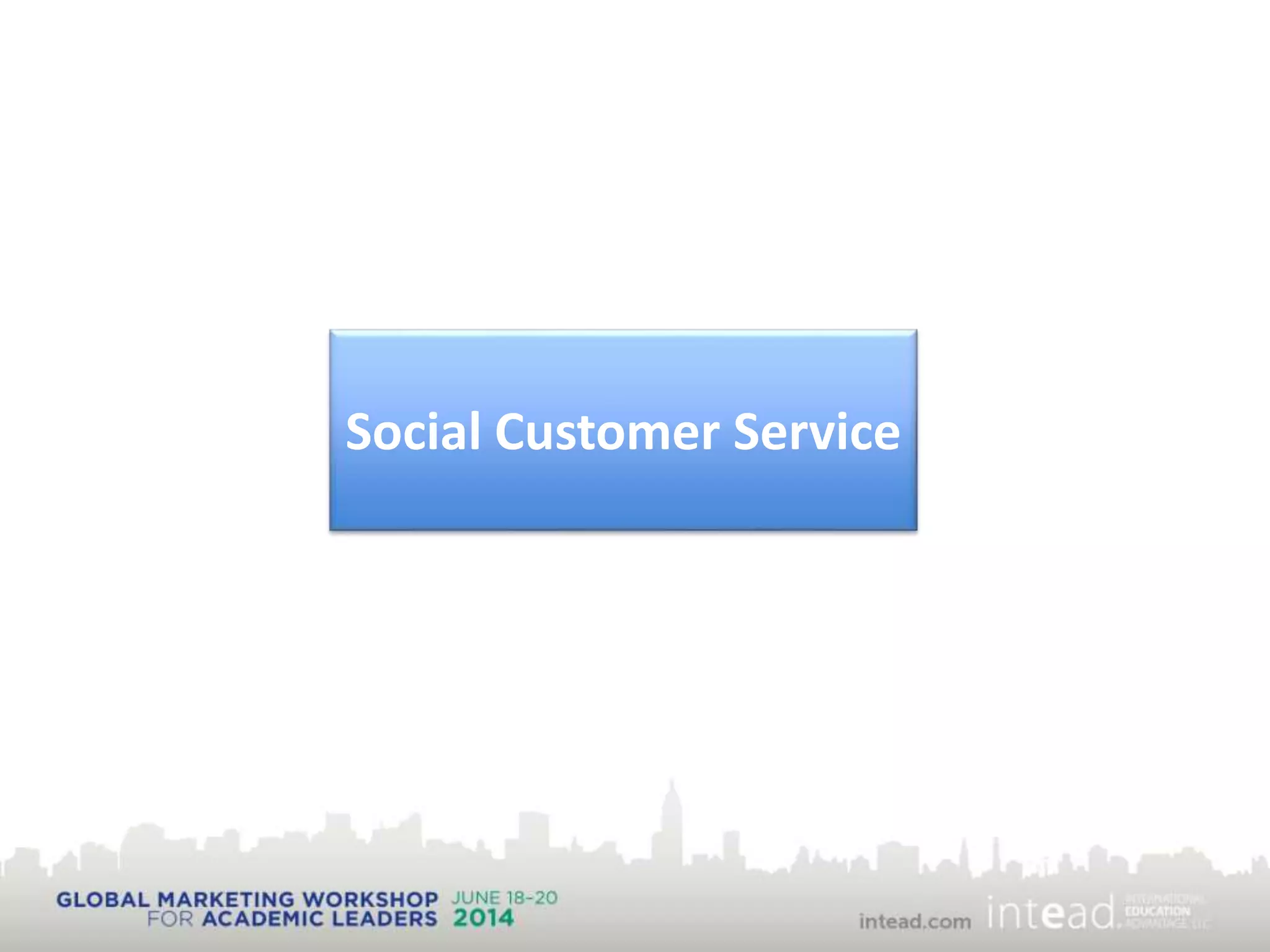 Social Customer Service
 