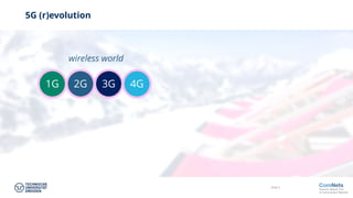 Slide 3
5G (r)evolution
1G 2G 3G 4G
wireless world
 